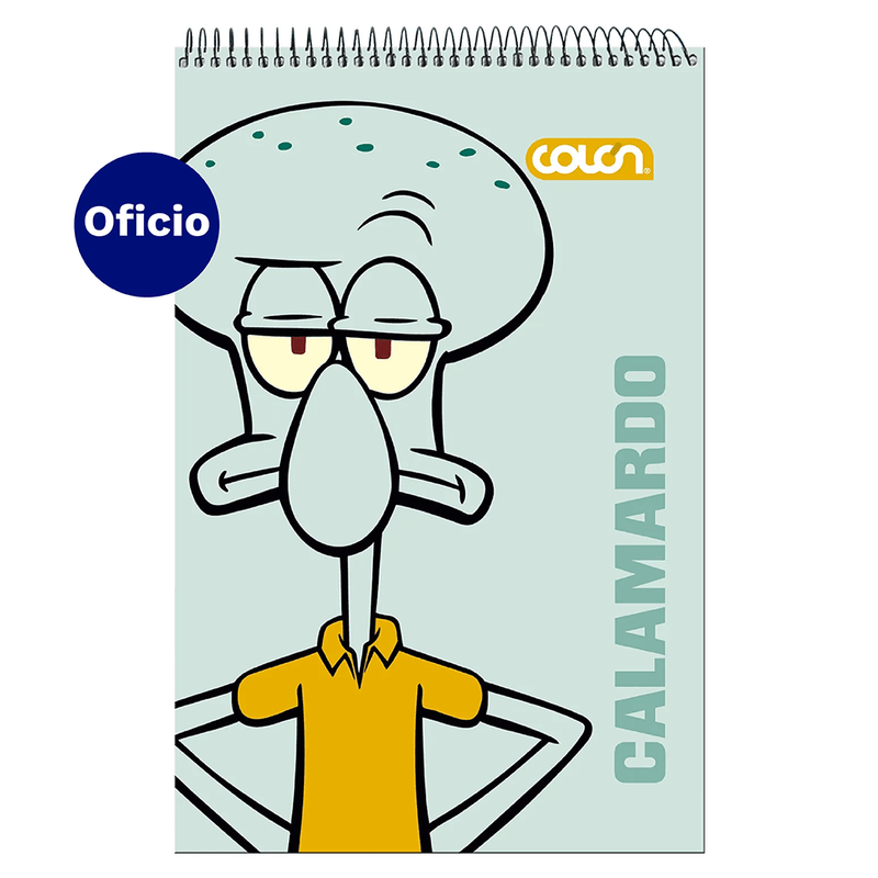 Croquera-Oficio-Bob-Esponja-21X32-Cm-80-Hojas-Colon