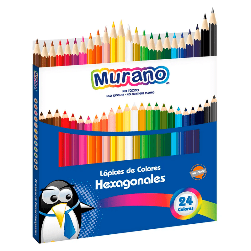 Lapices-24-Colores-Largos--Hexagonales--Murano