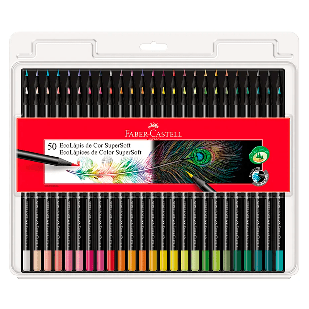 Lapices 50 Colores Supersoft Faber Castell