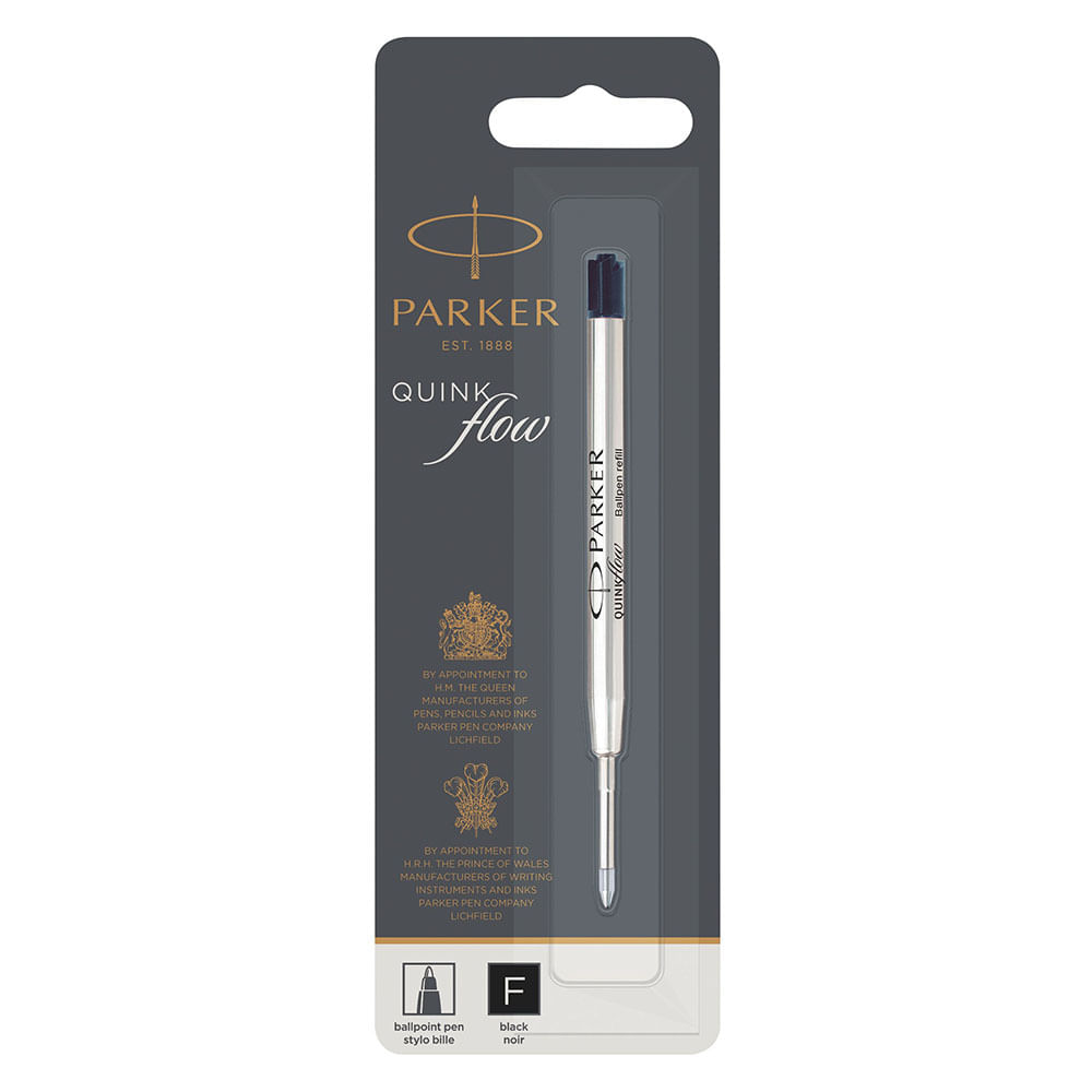 Repuesto de Boligrafo Quinflow Negro 0.5 mm Parker