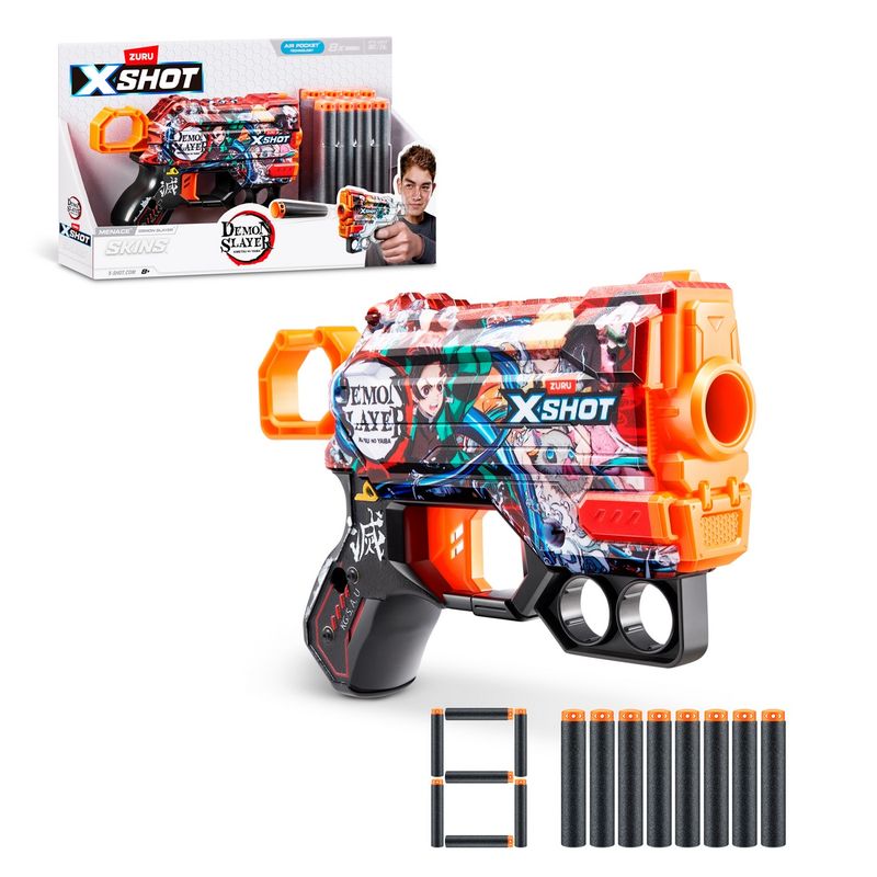 Lanza-Dardos-Menace-Skins-Demon-Slayer-Con-16-Dardos-X-Shot