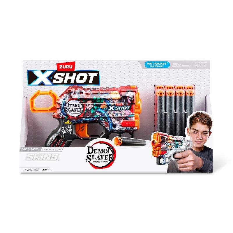 Lanza-Dardos-Menace-Skins-Demon-Slayer-Con-16-Dardos-X-Shot
