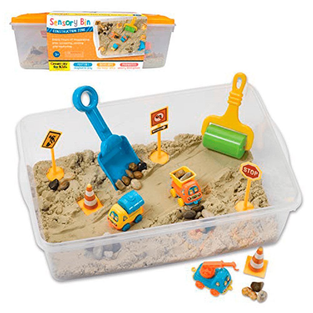 Caja Sensorial Zona De Construcción Faber Castell