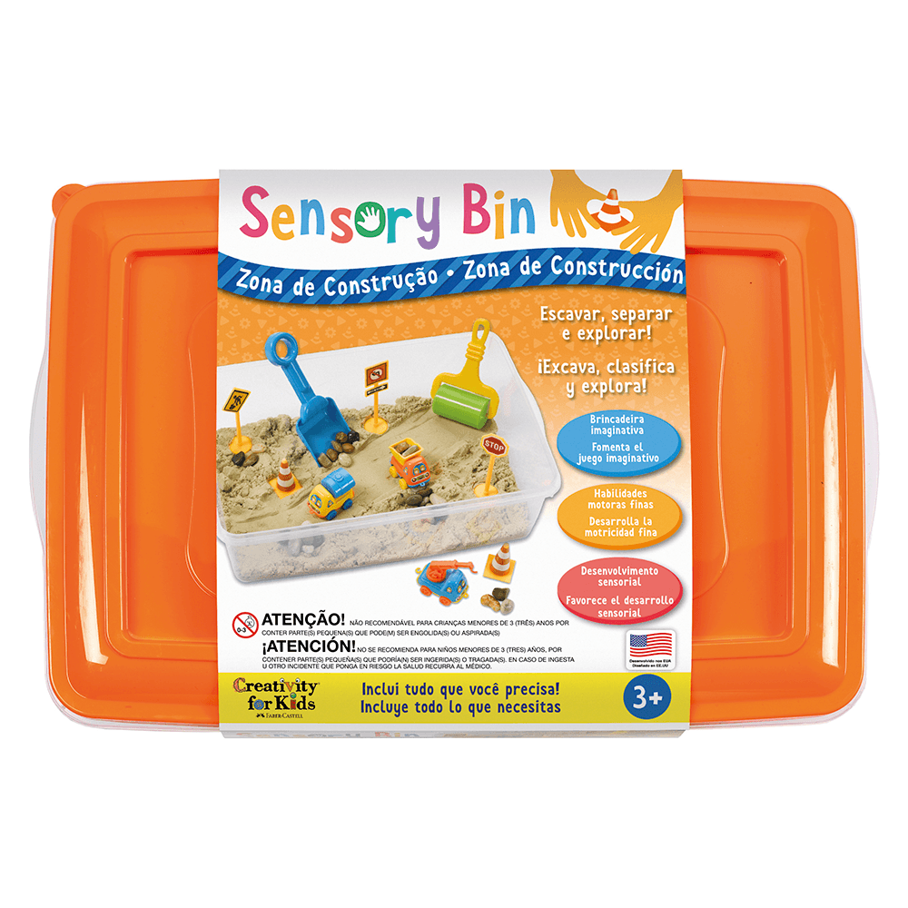 Caja Sensorial Zona De Construcción Faber Castell