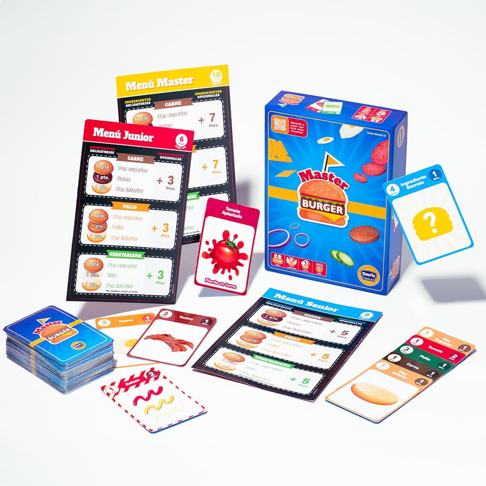 Juego De Mesa Master Burger Dactic