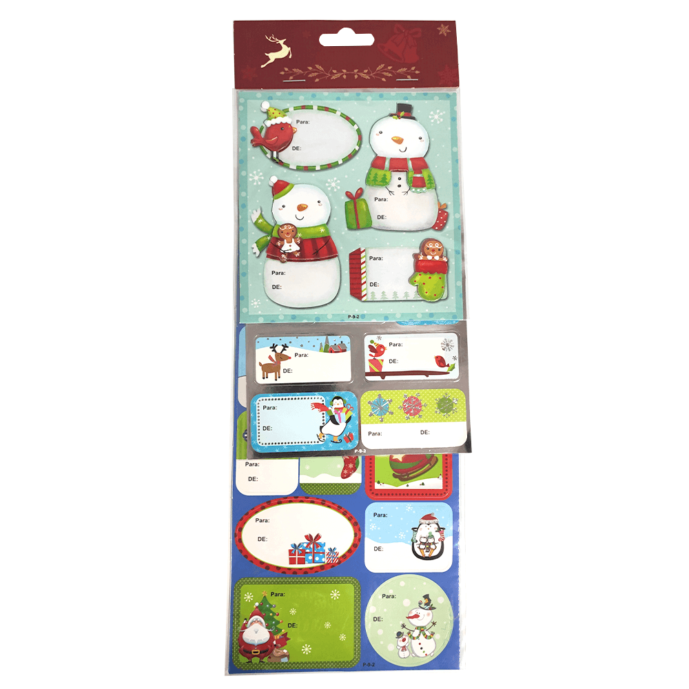 Set Sticker Navideños Big Party