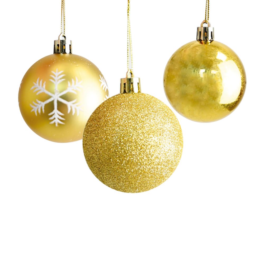 Esferas  6 Cm 6 Unidades En Caja Pvc Big Party