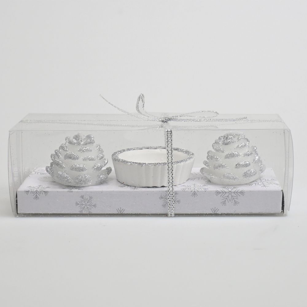 Vela Navideña 17 X 5.5 Cm 2 Unidades Big Party