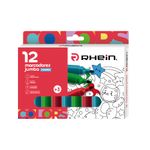 Marcadores-Escolar-Jumbo-12-Colores-Rhein