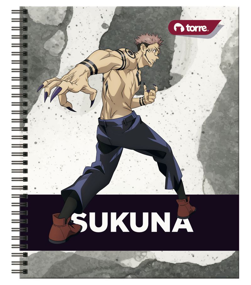Cuaderno-Universitario-Jujutsu-Kaisen-7-Mm-100-Hojas-Torre