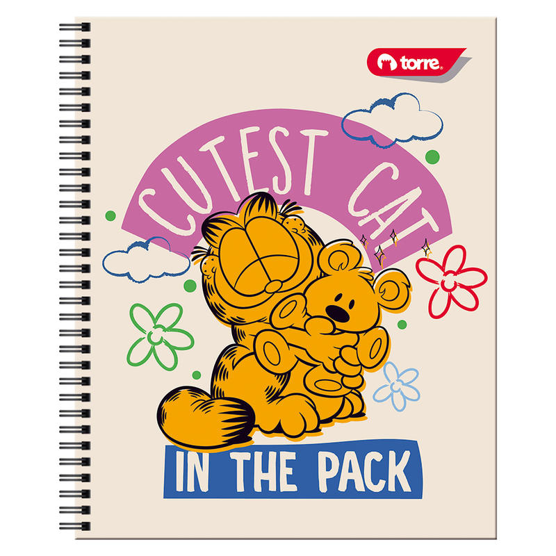 Cuaderno-Universitario-Garfield-7-Mm-100-Hj-Torre