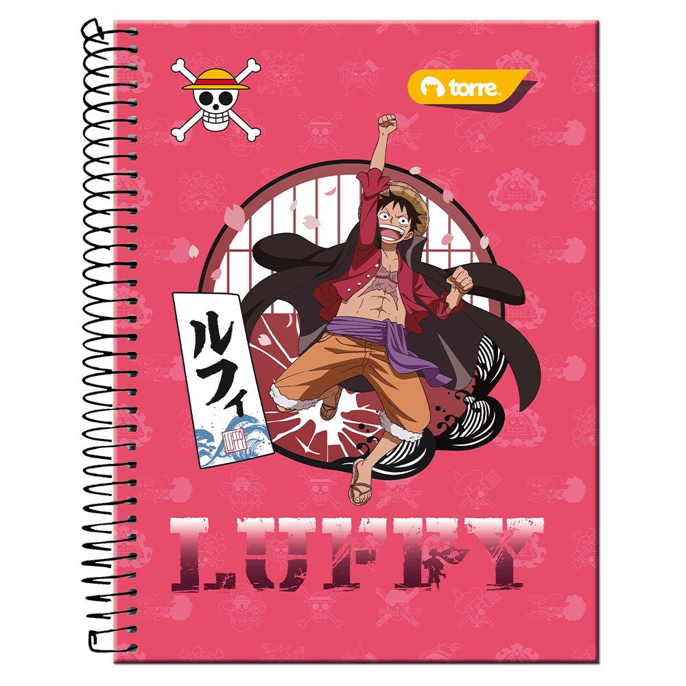 Cuaderno Especial Carta One Piece 7 Mm 150 Hojas Torre