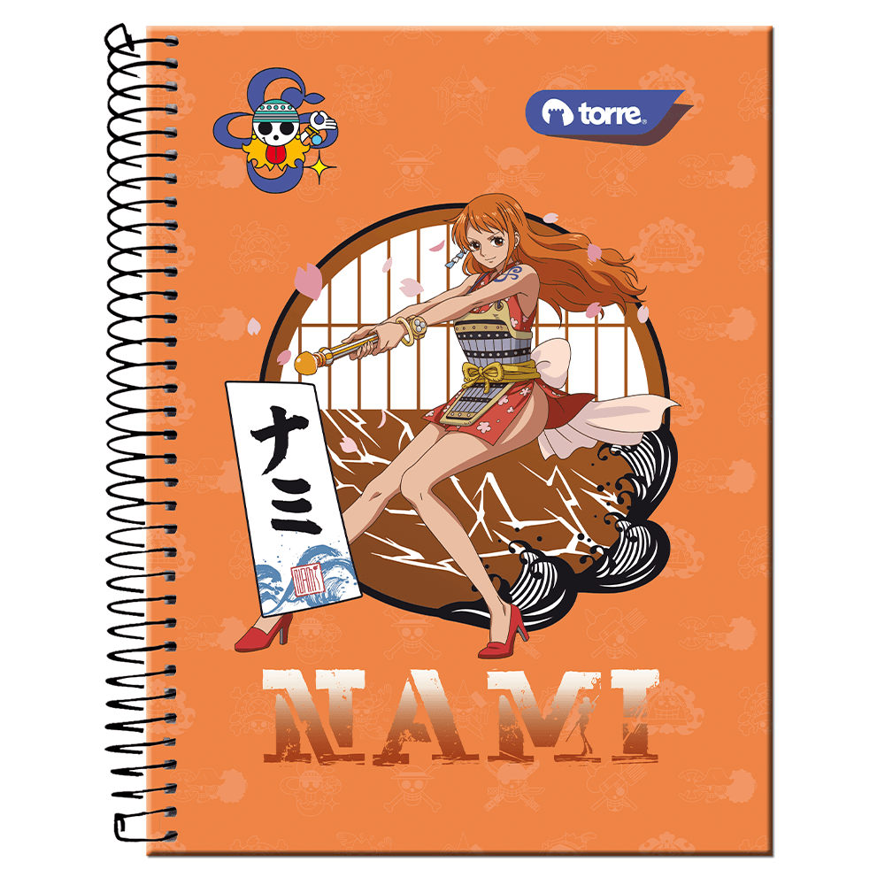 Cuaderno Especial Carta One Piece 7 Mm 150 Hojas Torre