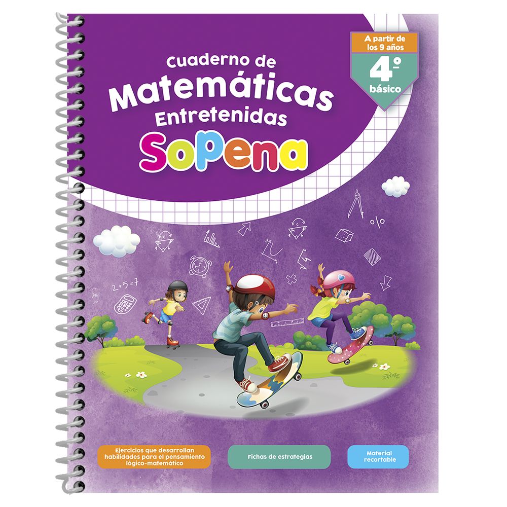 Libro Actividades Matematicas Cuarto Basico Sopena