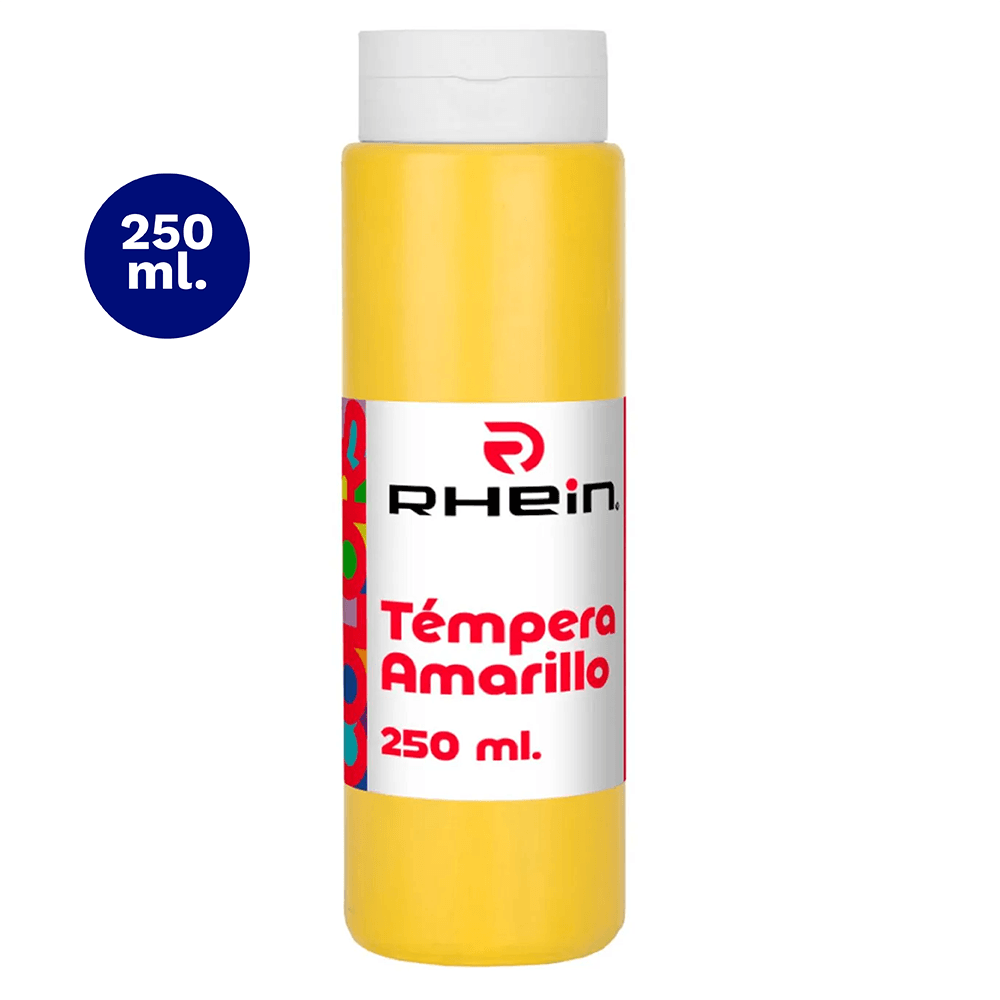 Tempera 250 Ml Amarillo Rhein
