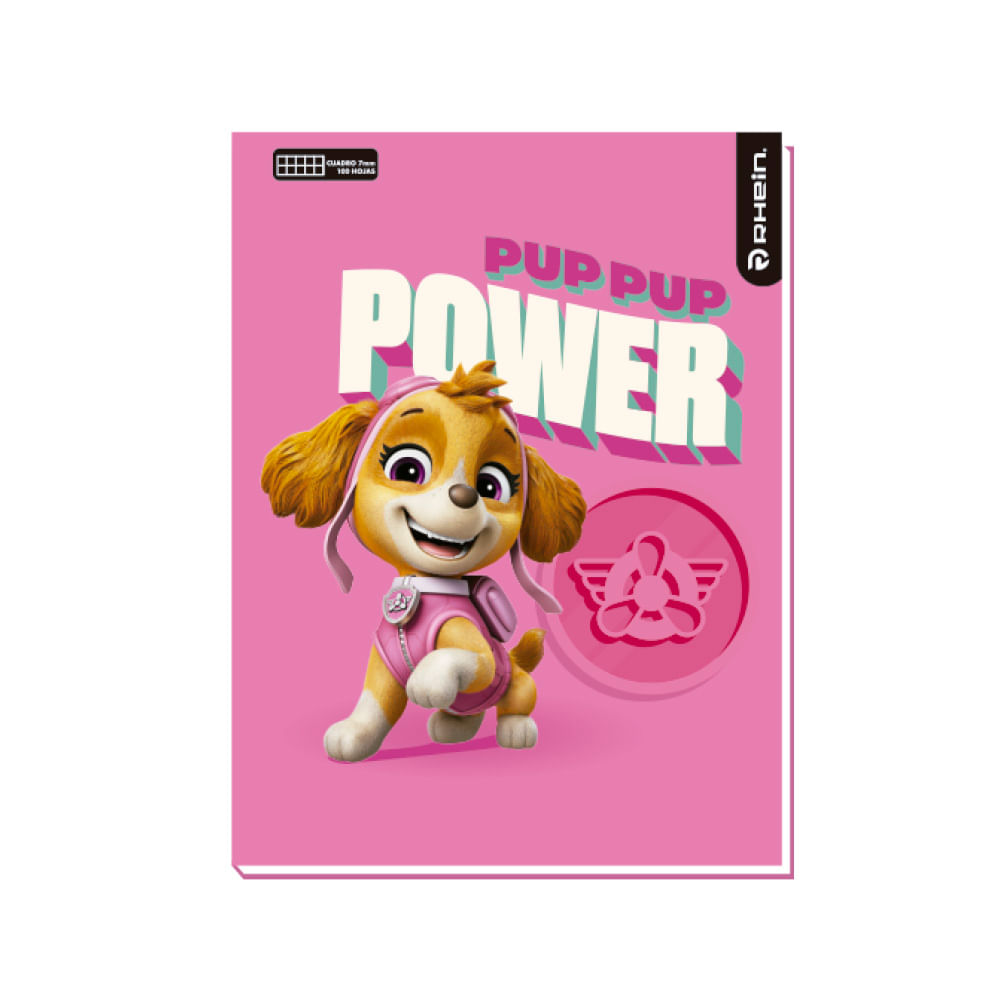 Cuaderno College Paw Patrol 80 Hojas 7 Mm Rhein