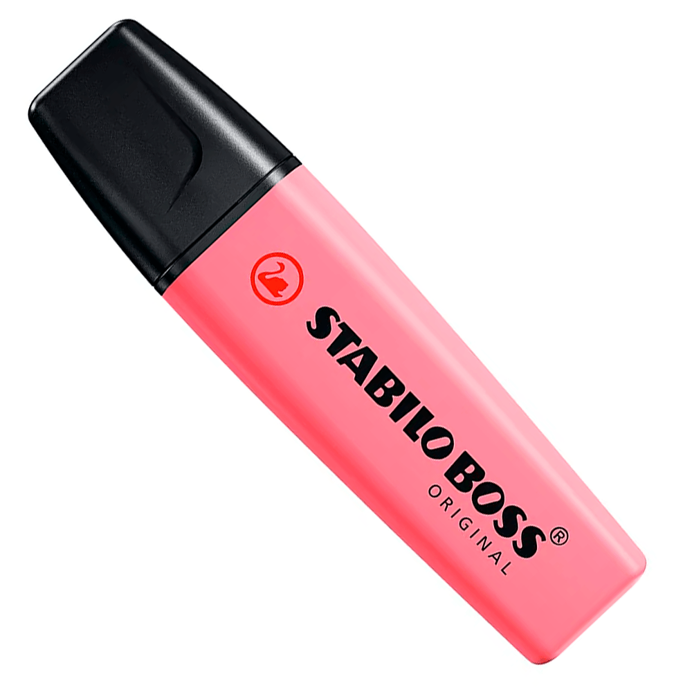 Destacador De Escritorio Punta Biselada Cherry Pastel Stabilo