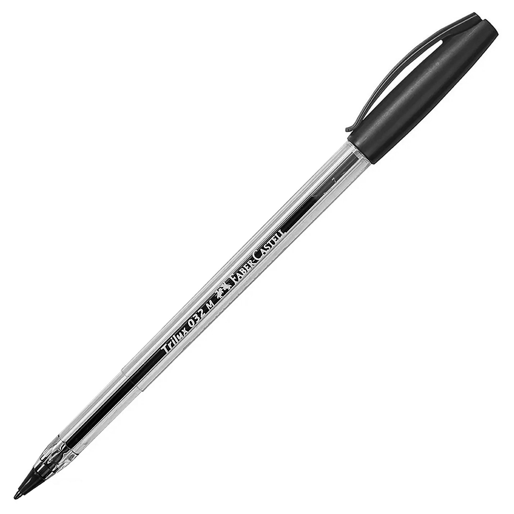 Lapiz Pasta Punta Media Negro Trilux 032 1,0 Mm 1 unidad Faber Castell
