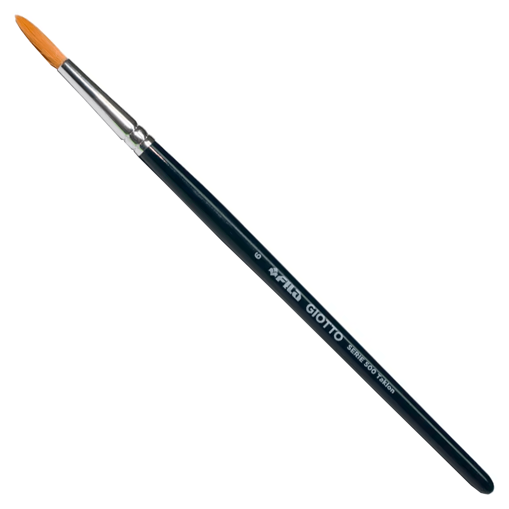 Pincel Redondo Mango Madera N°6 Giotto