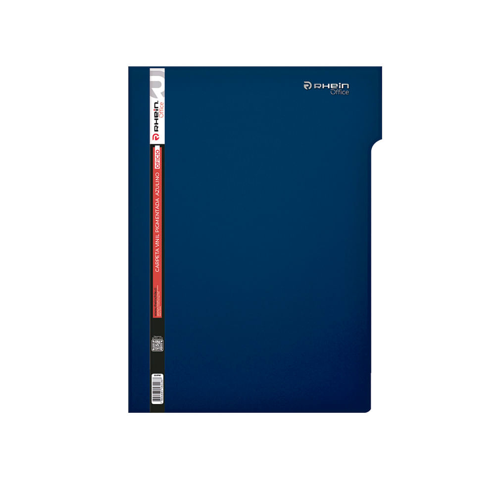 Carpeta Vinil Pigmentada Oficio Azul Rhein