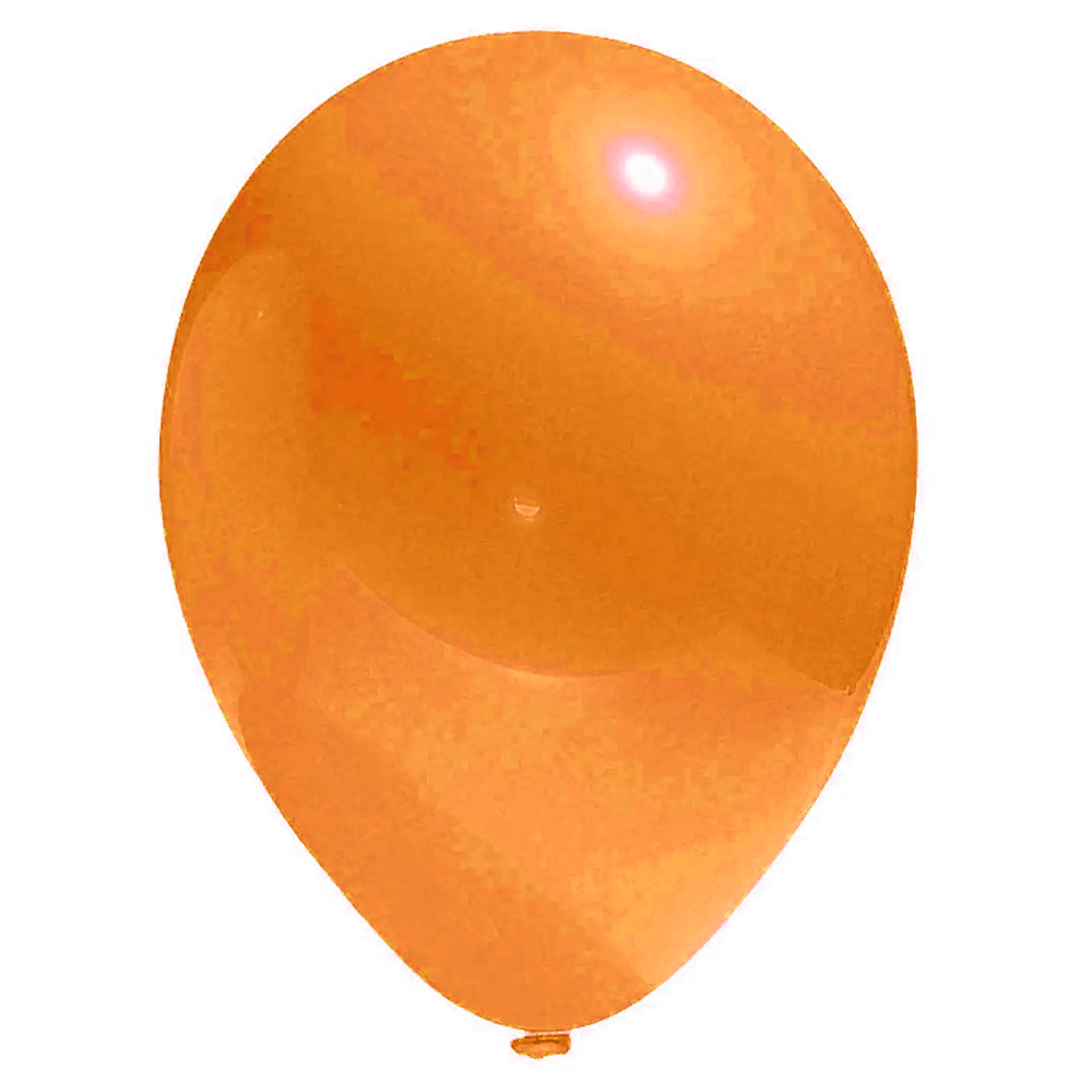 Set Globos Color Naranjo 50 Unidades N°9 Big Party