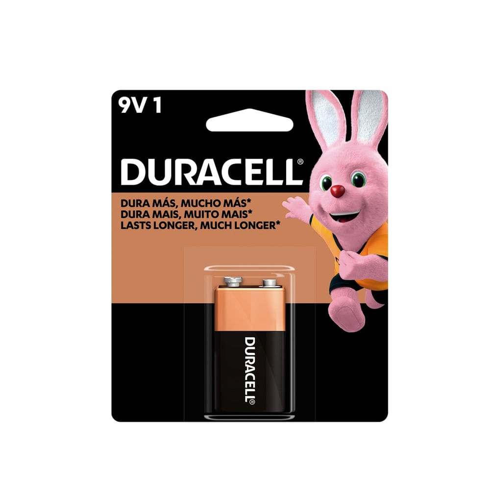 Bateria  9V Alcalina  1 Unidad Duracell