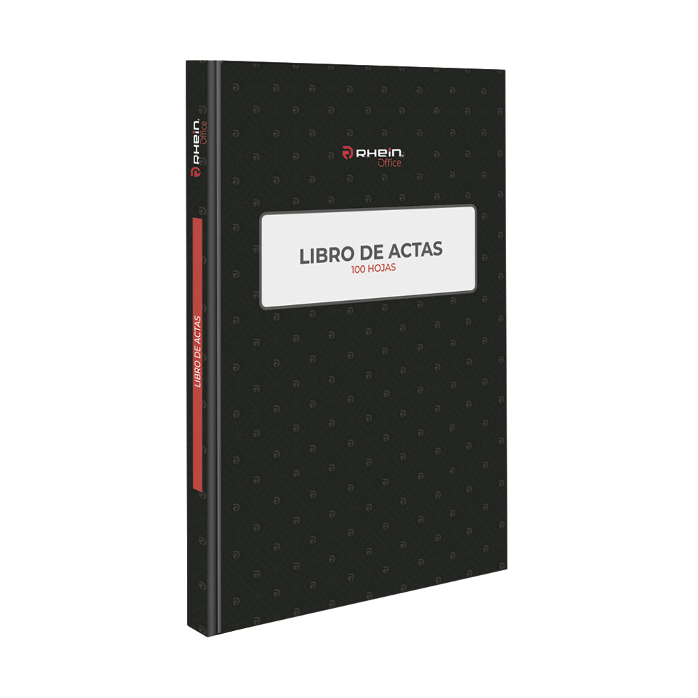 Libro De Acta 100 Hojas Foliado Composicion Rhein