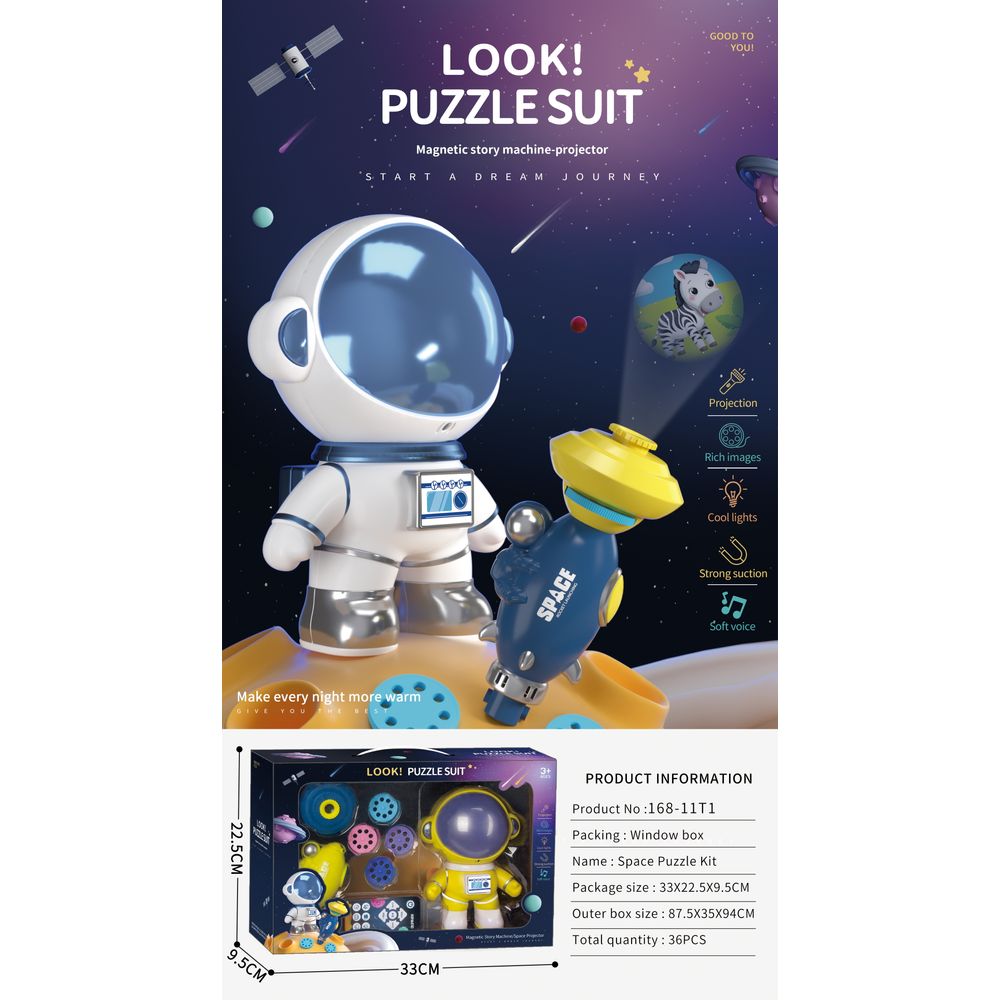Robot Proyector De Imagenes 33 x 22 Cms Nobel Toys