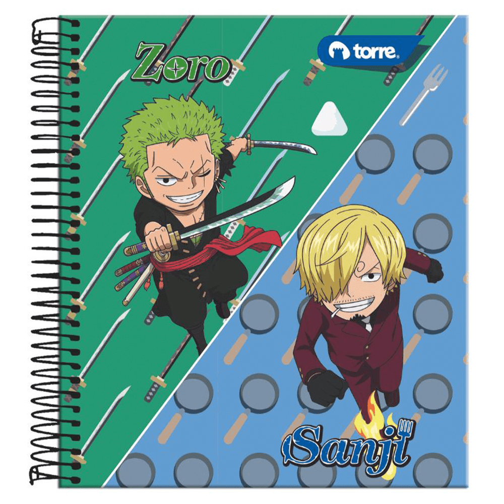 Cuaderno Especial Pocket 13,5 x 15 Cm One Piece 5 Mm 90 Hojas Torre