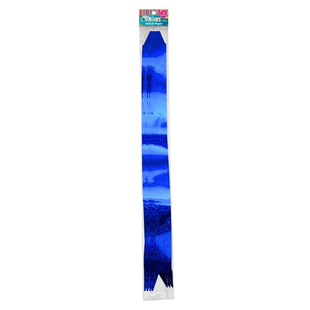 Cinta Mágica Lisa 3 x 48 Cm Azul 10 Piezas Nobel Gift