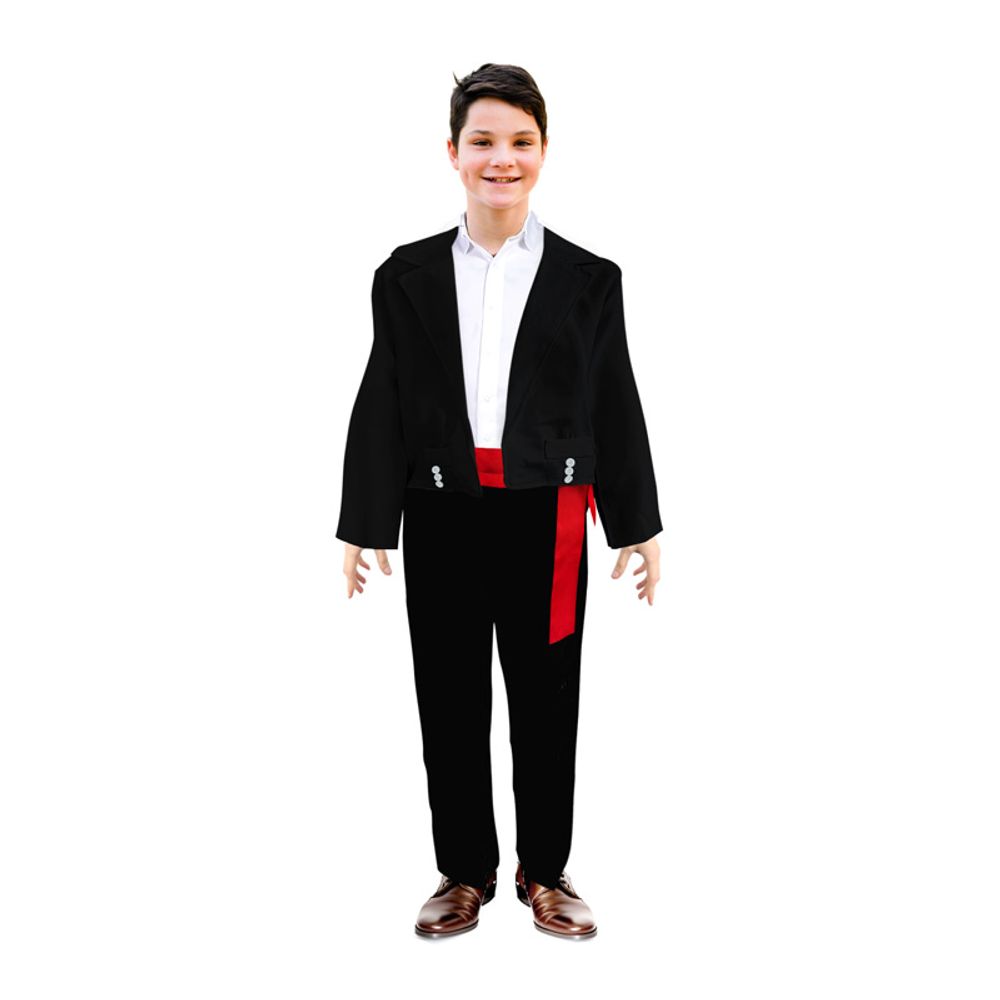 Traje Huaso Elegante T4 Negro 1 Unidad Fiestamania