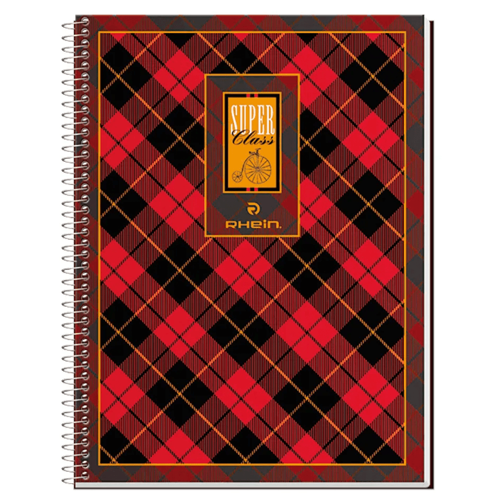 Cuaderno Especial Super Class Carta Scotch 150 Hojas Cuadros 7 Mm 70 Gr Rhein