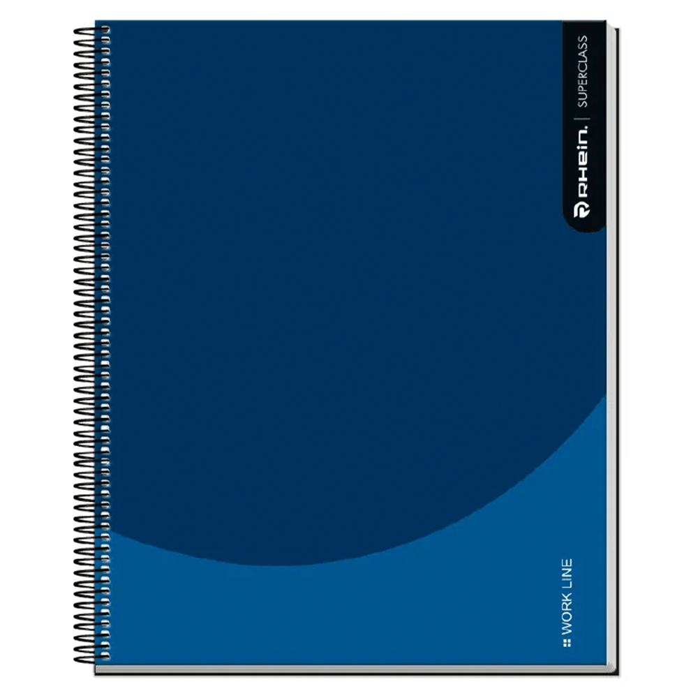 Cuaderno Especial Super Class 1/2 Oficio Workline 150 Hojas Cuadros 5 Mm 70 Gr Rhein