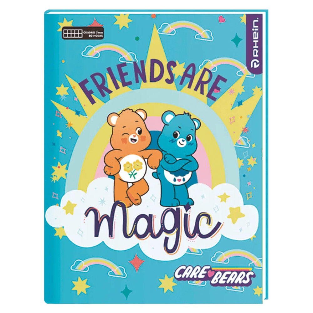 Cuaderno College Care Bears 80 Hojas 7 Mm Rhein