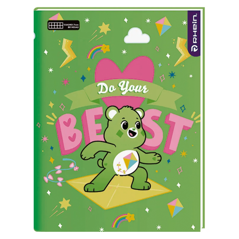 Cuaderno College Care Bears 80 Hojas 7 Mm Rhein