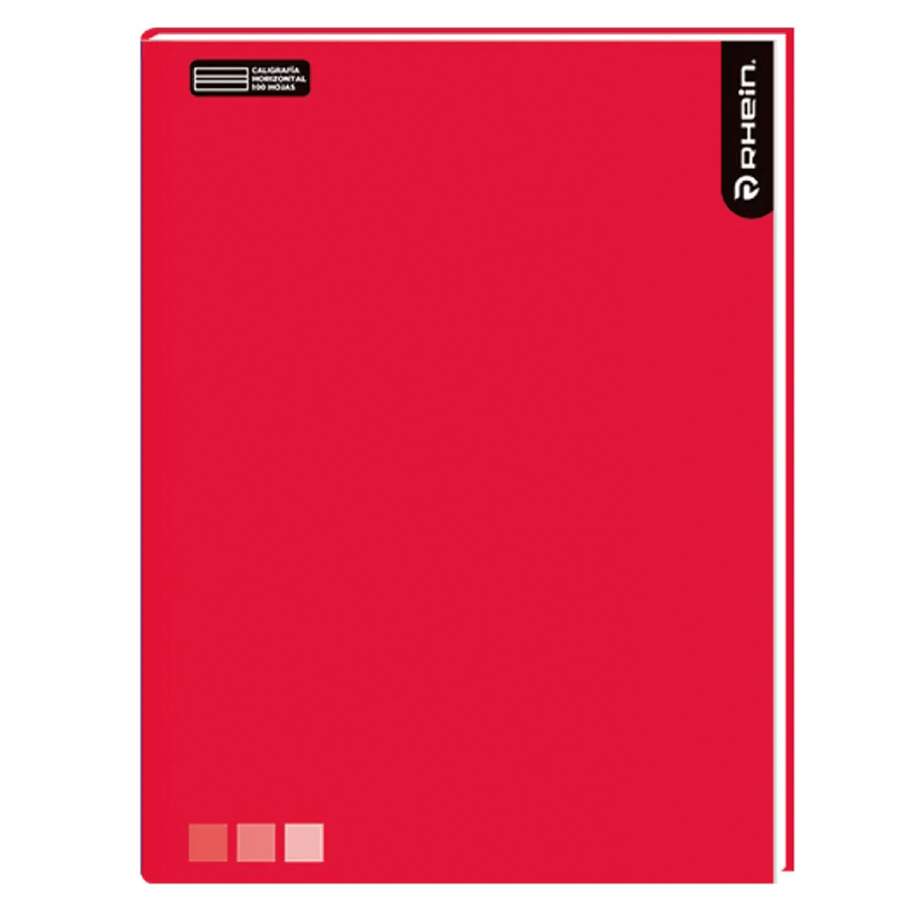 Cuaderno College One Color Caligrafia Horizontal Rhein