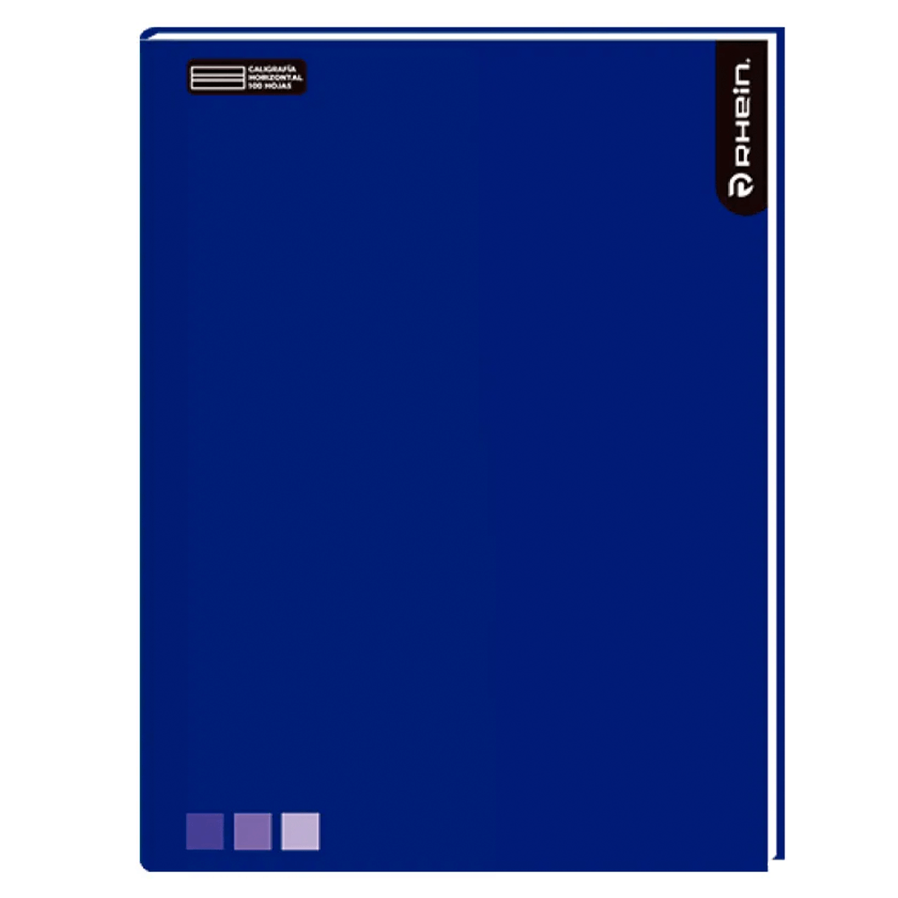 Cuaderno College One Color Caligrafia Horizontal Rhein