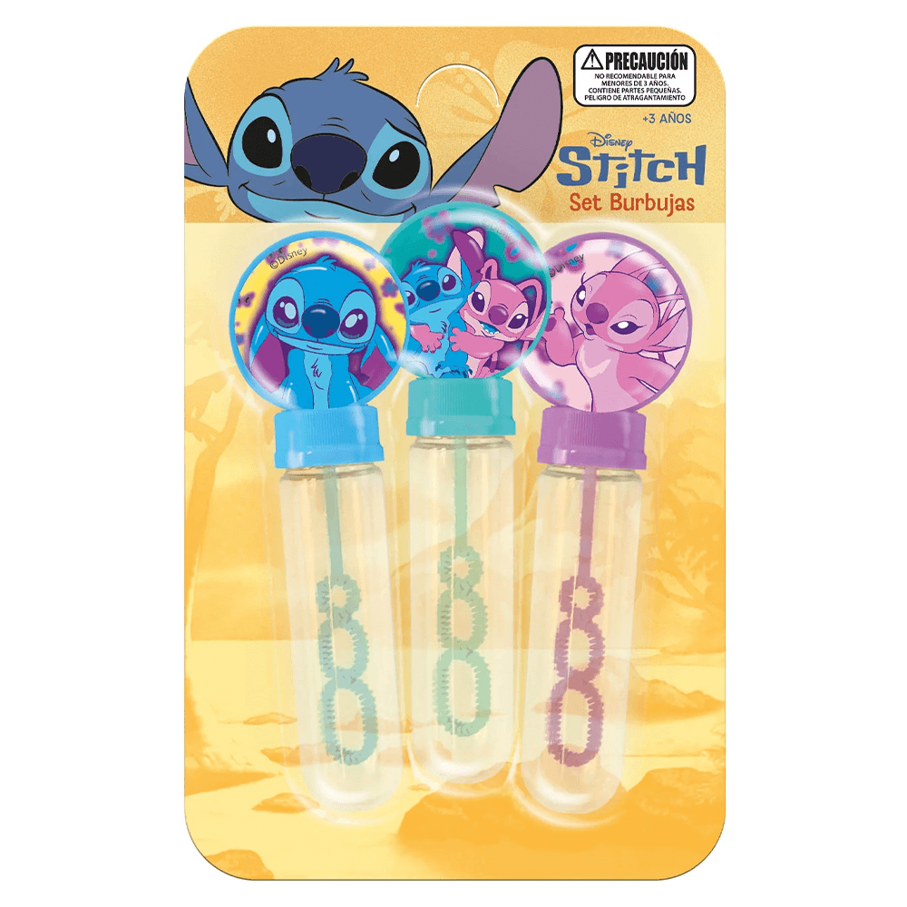 Set Burbujas Stitch Disney