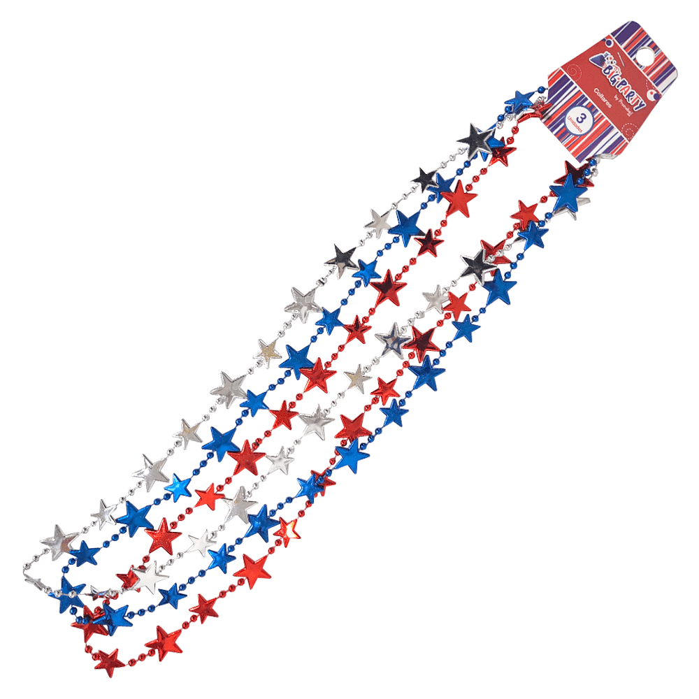 Set 3 Collares Estrellas Fiestas Patrias Big Party