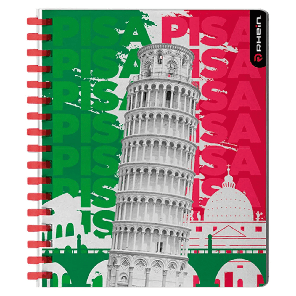 Cuaderno Universitario Travel Soft 100 Hojas Cuadros 7Mm Rhein