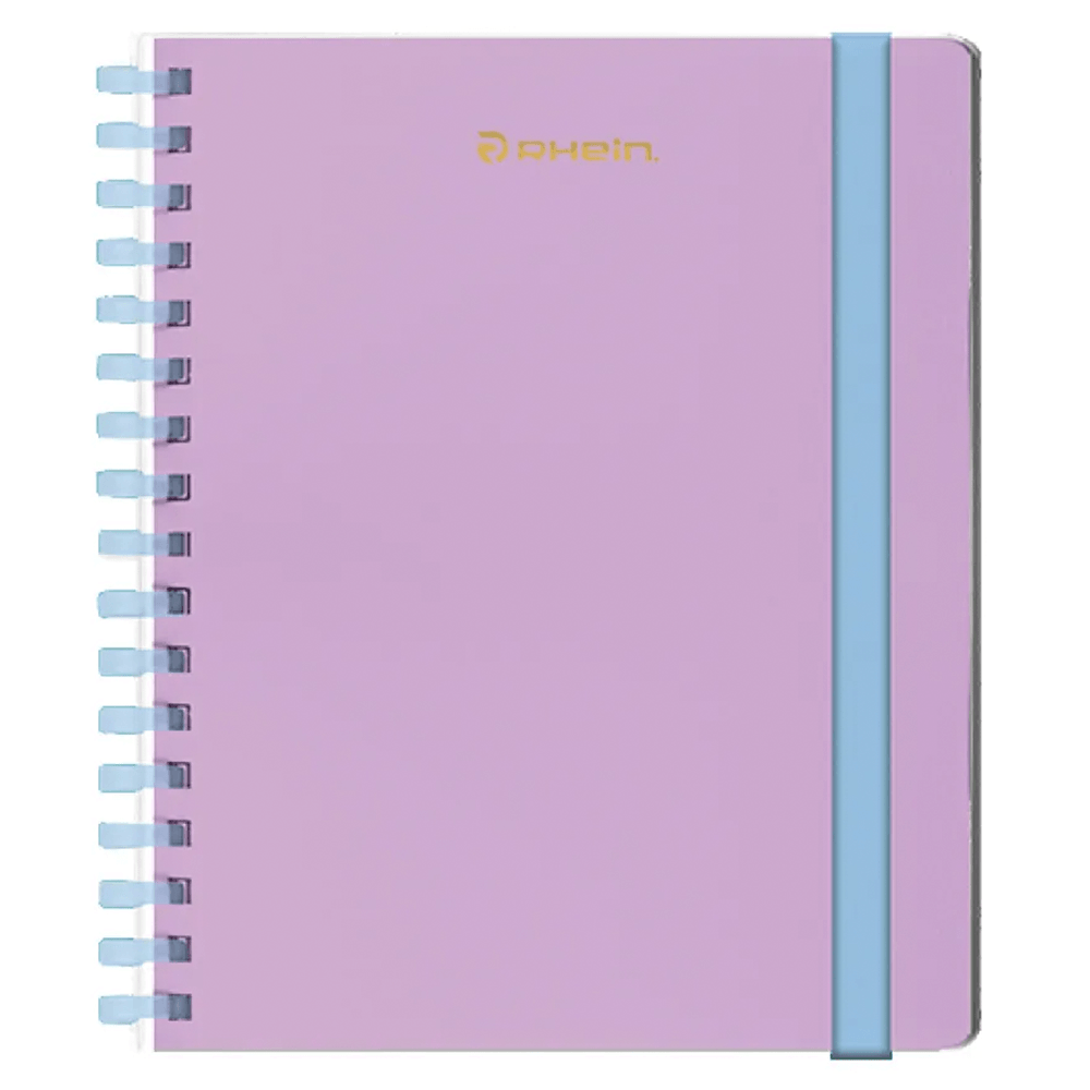 Cuaderno Universitario Soft Premiun Espiral Soft Tapa Polipropileno 100 Hojas Cuadros 7Mm Rhein