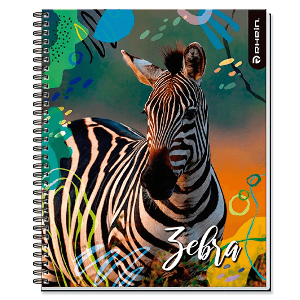Cuaderno Universitario Wild Life 100 Hojas Cuadros 7 Mm Diseño 4 Rhein