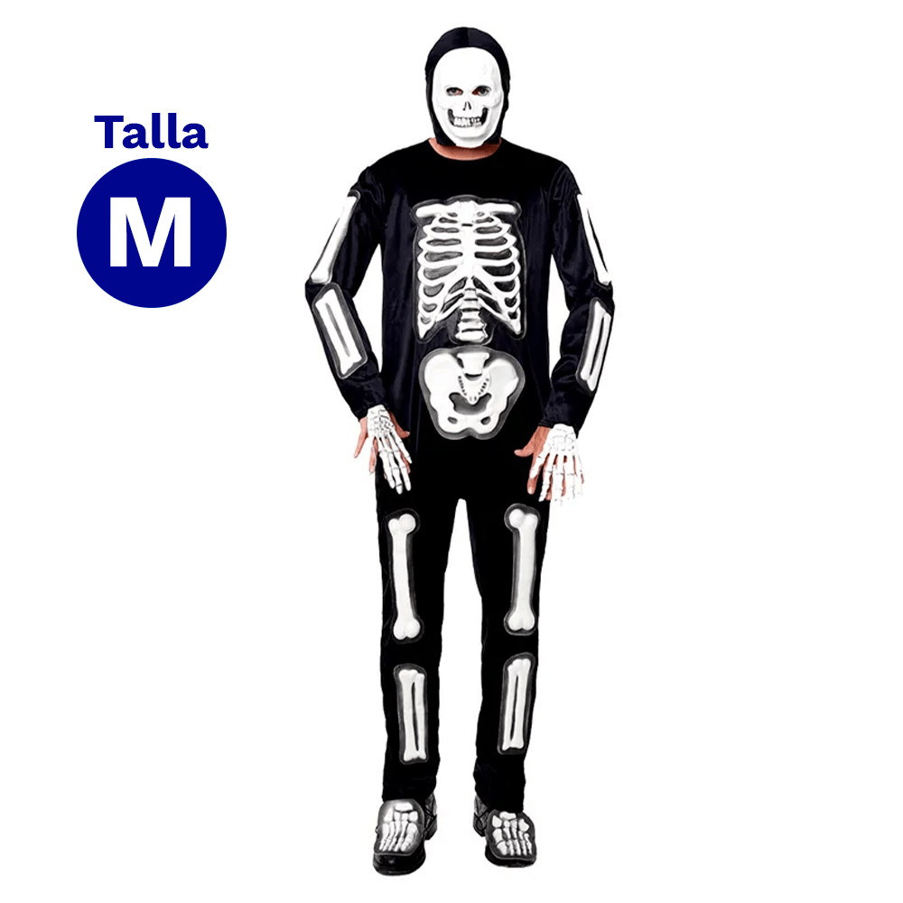 Traje Esqueleto Eva Bl M Fiestamania