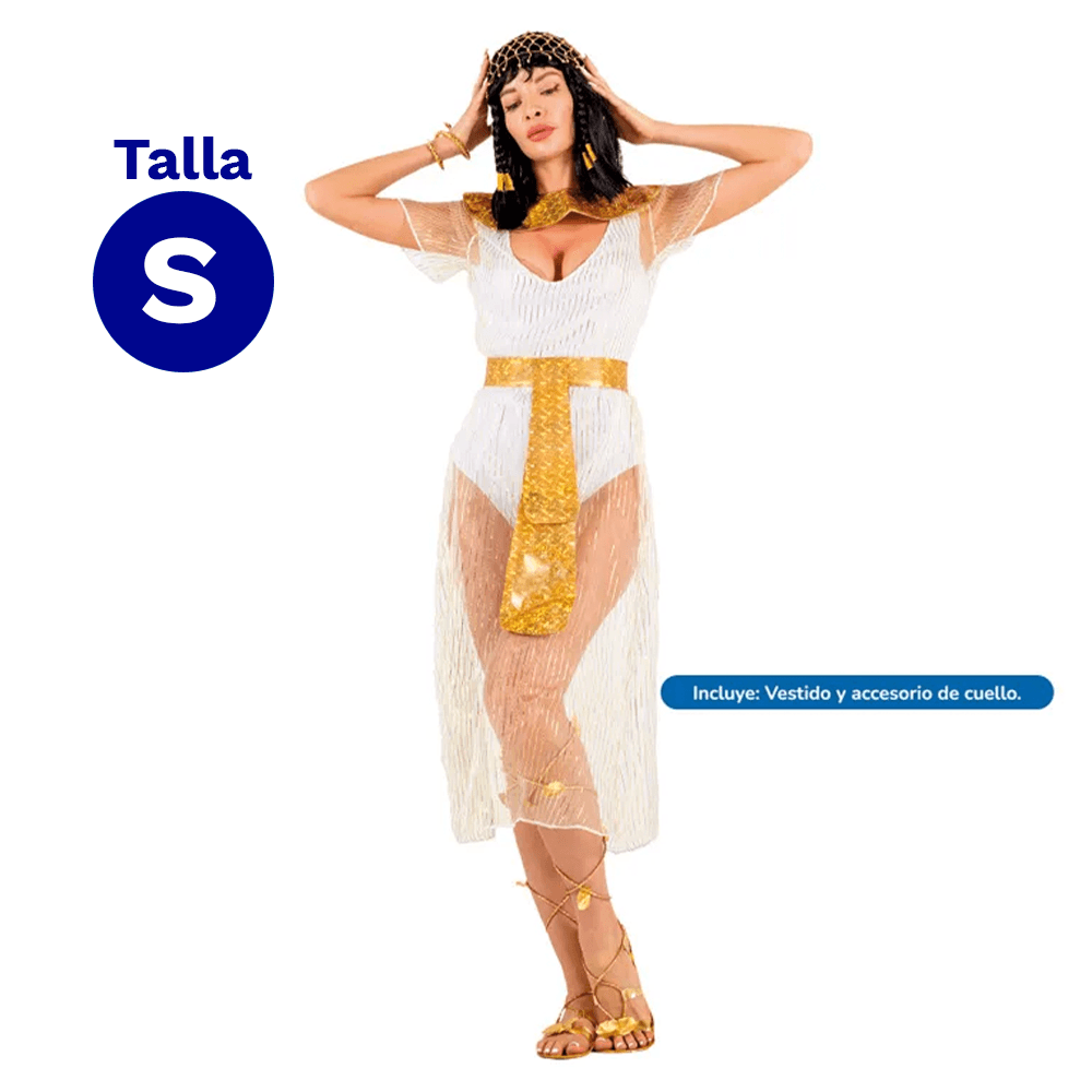 Traje Adulto Egipcia Talla S Fiestamania