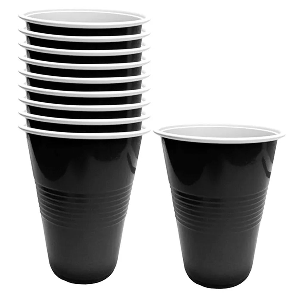 Vaso Negro 450 Ml Fiestamania