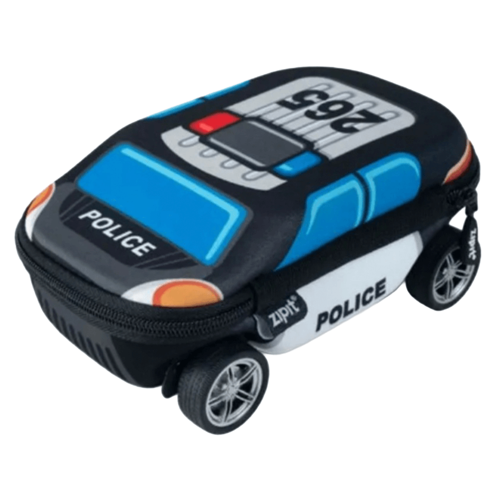 Estuche Rígido Policia Auto Negro Faber Castell