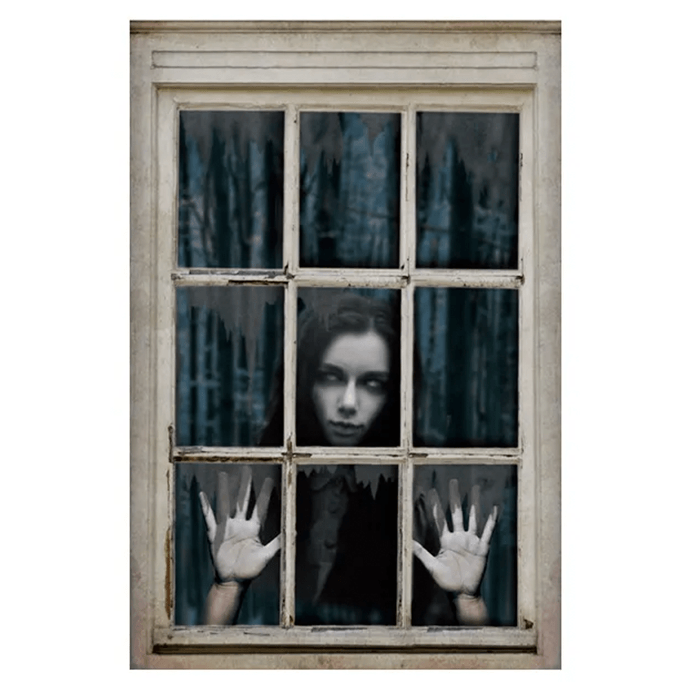 Deco Ventana Mujer Poseida Fiestamania
