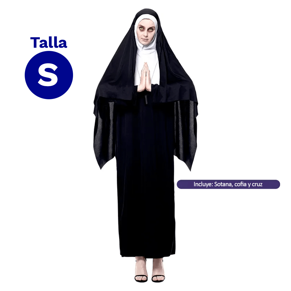 Disfraz Monja Talla S Fiestamania