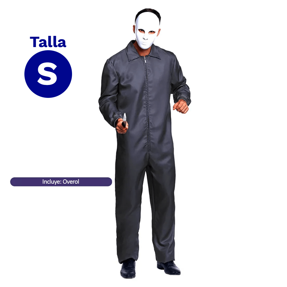 Disfraz Overol Gris Talla S Fiestamania
