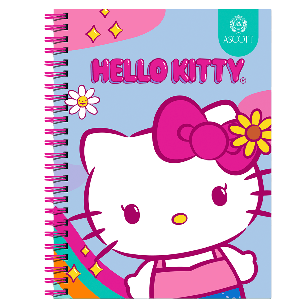 Planner Ascott Con Espiral Hello Kitty 17,8 x 23,5 Cm Ascott